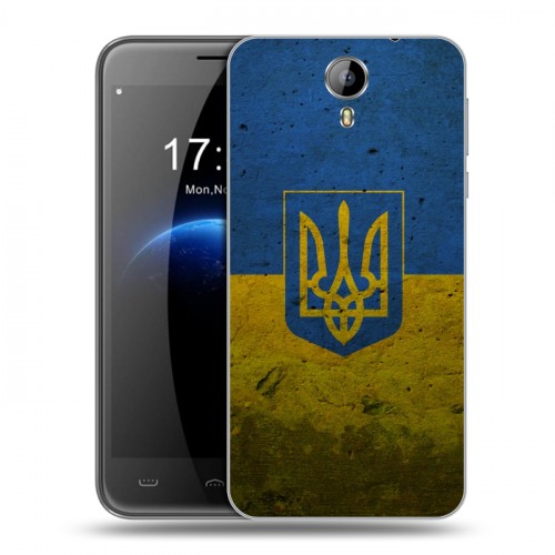 Дизайнерский силиконовый чехол для Homtom HT3 Флаг Украины