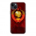 Дизайнерский пластиковый чехол для Iphone 14 Plus Флаг СССР