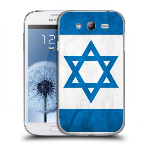 Дизайнерский пластиковый чехол для Samsung Galaxy Grand Флаг Израиля