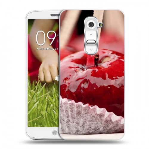 Дизайнерский пластиковый чехол для LG Optimus G2 mini Вишня