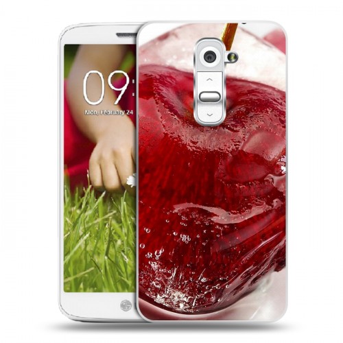 Дизайнерский пластиковый чехол для LG Optimus G2 mini Вишня