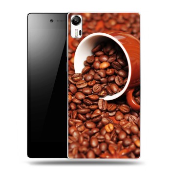 Дизайнерский силиконовый чехол для Lenovo Vibe Shot Кофе напиток (на заказ)