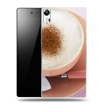 Дизайнерский силиконовый чехол для Lenovo Vibe Shot Кофе напиток (на заказ)