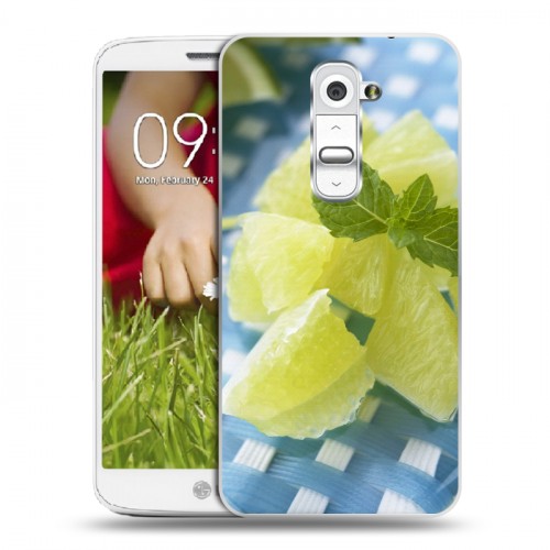 Дизайнерский пластиковый чехол для LG Optimus G2 mini Лайм