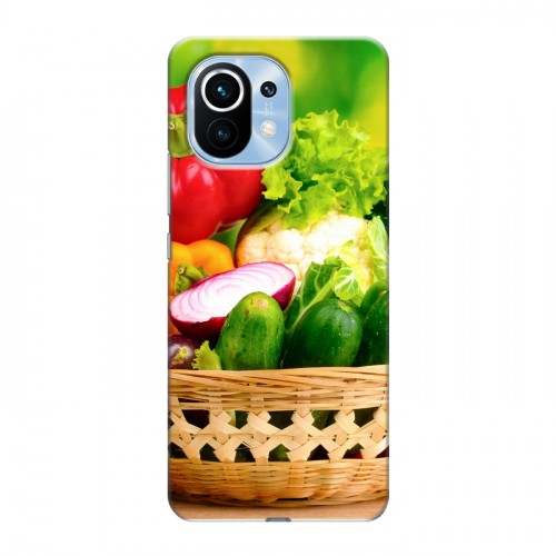 Дизайнерский пластиковый чехол для Xiaomi Mi 11 Овощи