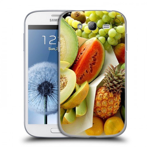 Дизайнерский пластиковый чехол для Samsung Galaxy Grand Фрукты