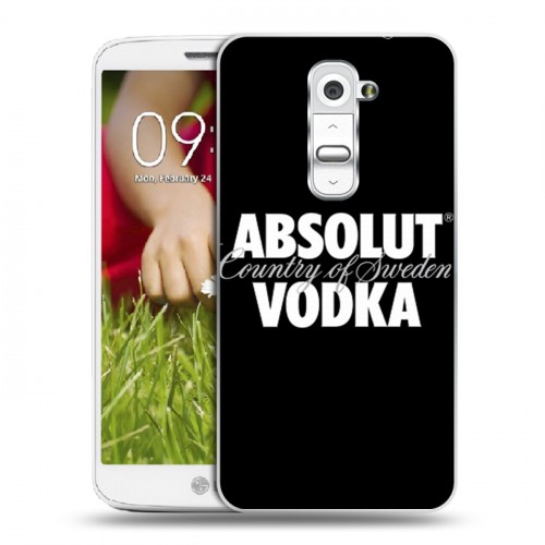 Дизайнерский пластиковый чехол для LG Optimus G2 mini Absolut