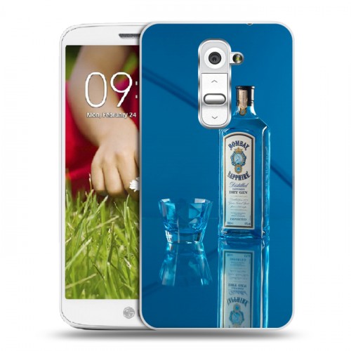 Дизайнерский пластиковый чехол для LG Optimus G2 mini Bombay Sapphire