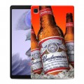 Дизайнерский силиконовый чехол для Samsung Galaxy Tab A7 lite Budweiser
