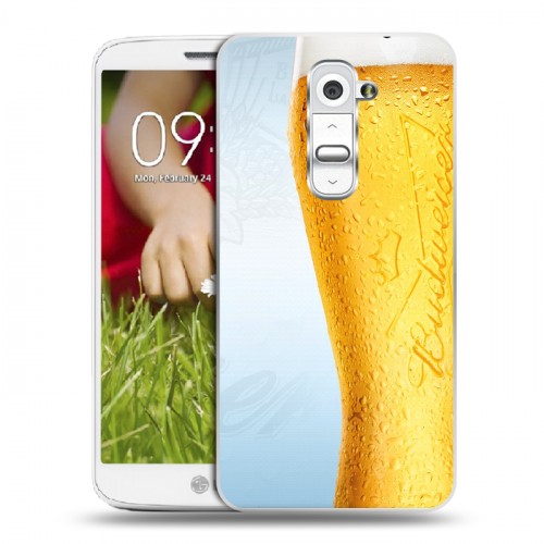Дизайнерский пластиковый чехол для LG Optimus G2 mini Budweiser