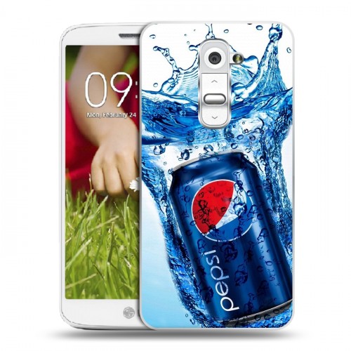 Дизайнерский пластиковый чехол для LG Optimus G2 mini Pepsi