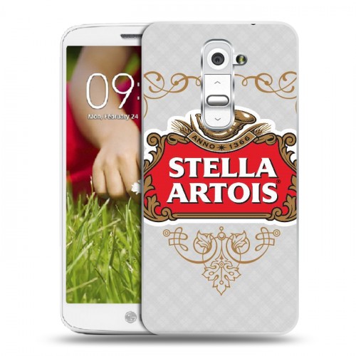 Дизайнерский пластиковый чехол для LG Optimus G2 mini Stella Artois