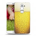 Дизайнерский пластиковый чехол для LG Optimus G2 mini Пузырьки пива