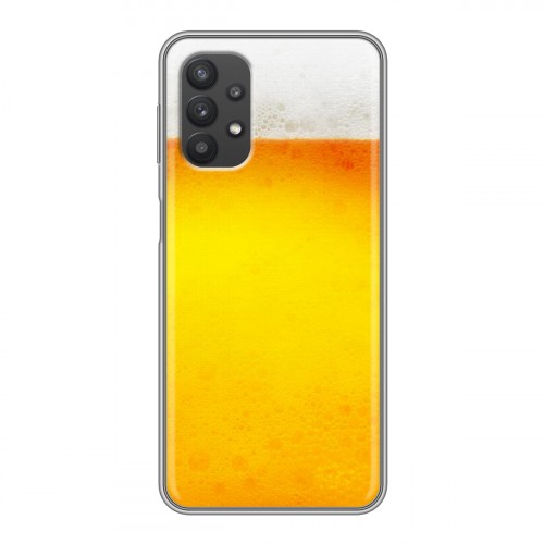 Дизайнерский силиконовый чехол для Samsung Galaxy A32 Пузырьки пива