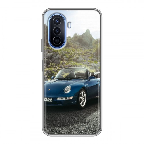 Дизайнерский силиконовый чехол для Huawei Nova Y70 Porsche