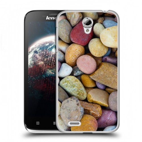 Дизайнерский пластиковый чехол для Lenovo A859 Ideaphone Текстура камня