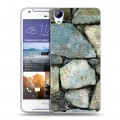 Дизайнерский пластиковый чехол для HTC Desire 830 Текстура камня