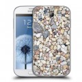 Дизайнерский пластиковый чехол для Samsung Galaxy Grand Текстура камня