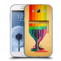 Дизайнерский пластиковый чехол для Samsung Galaxy Grand Радуга красок
