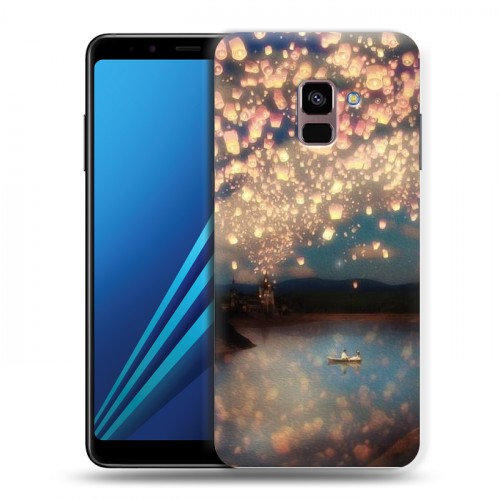 Дизайнерский пластиковый чехол для Samsung Galaxy A8 Plus (2018) Креатив дизайн