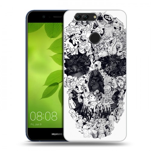 Дизайнерский пластиковый чехол для Huawei Nova 2 Plus Креатив дизайн
