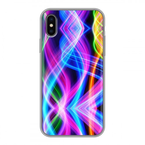 Дизайнерский силиконовый чехол для Iphone x10 Креатив дизайн