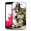 Дизайнерский пластиковый чехол для LG G3 Stylus Собаки