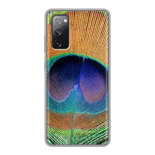 Дизайнерский силиконовый чехол для Samsung Galaxy S20 FE Павлины