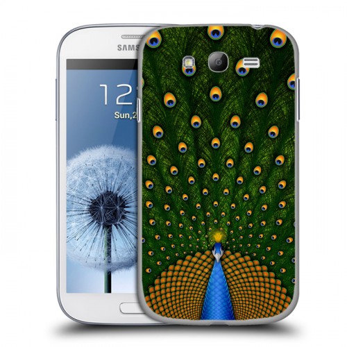 Дизайнерский пластиковый чехол для Samsung Galaxy Grand Павлины