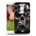 Дизайнерский пластиковый чехол для LG Optimus G2 mini Мир черепов