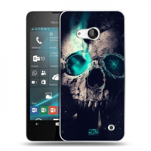 Дизайнерский пластиковый чехол для Microsoft Lumia 550 Арт черепа