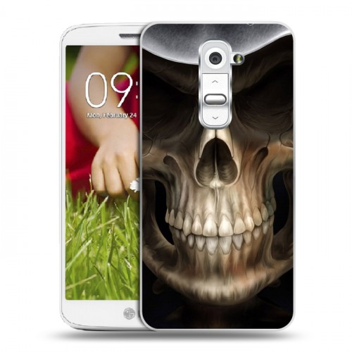 Дизайнерский пластиковый чехол для LG Optimus G2 mini Арт черепа