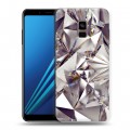 Дизайнерский пластиковый чехол для Samsung Galaxy A8 Plus (2018) Кристаллы
