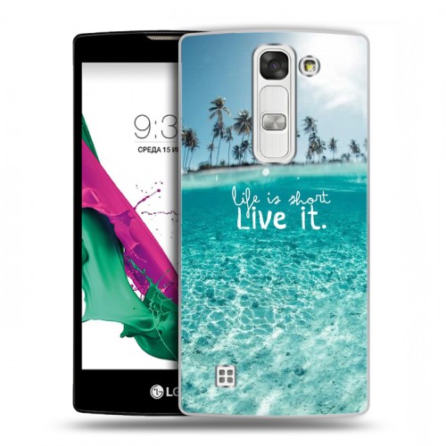 Дизайнерский пластиковый чехол для LG G4c Креатив дизайн