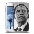 Дизайнерский пластиковый чехол для Samsung Galaxy Grand Барак Обама