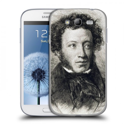 Дизайнерский пластиковый чехол для Samsung Galaxy Grand Александр Пушкин