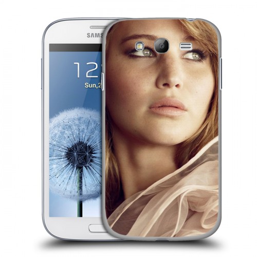 Дизайнерский пластиковый чехол для Samsung Galaxy Grand Дженнифер Лоуренс