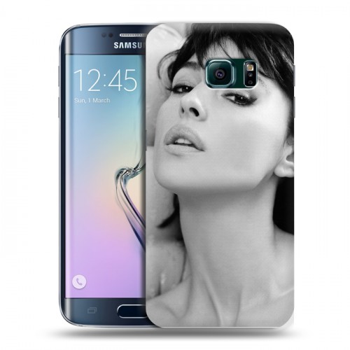 Дизайнерский пластиковый чехол для Samsung Galaxy S6 Edge Моника Белуччи