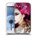 Дизайнерский пластиковый чехол для Samsung Galaxy Grand Леди Гага