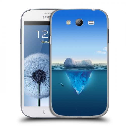 Дизайнерский пластиковый чехол для Samsung Galaxy Grand Льды