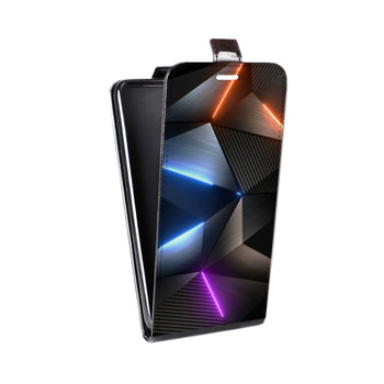 Дизайнерский вертикальный чехол-книжка для Samsung Galaxy S6 Edge Яркие абстракции (на заказ)