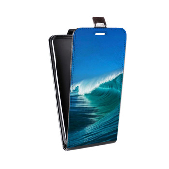 Дизайнерский вертикальный чехол-книжка для Samsung Galaxy S6 Edge Море и пляж (на заказ)