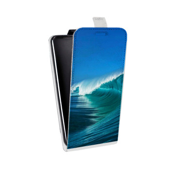 Дизайнерский вертикальный чехол-книжка для Samsung Galaxy S6 Edge Море и пляж (на заказ)