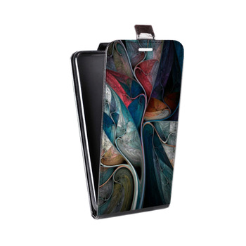 Дизайнерский вертикальный чехол-книжка для Samsung Galaxy S6 Edge Текстурный (на заказ)