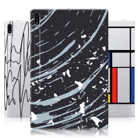 Дизайнерский силиконовый чехол для Samsung Galaxy Tab S7 Plus Абстракции
