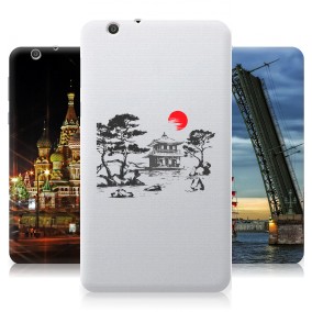 Дизайнерский силиконовый чехол для Huawei MediaPad T3 7 3G Города