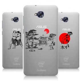 Дизайнерский силиконовый чехол для ASUS ZenFone 4 Selfie Прозрачная япония