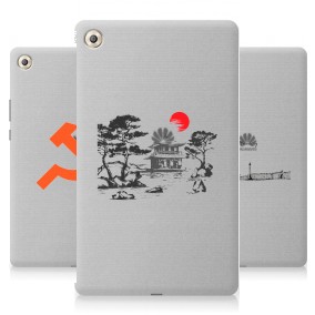 Дизайнерский силиконовый чехол для Huawei MediaPad M5 8.4 Города