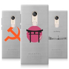 Дизайнерский силиконовый чехол для Alcatel 5 Города