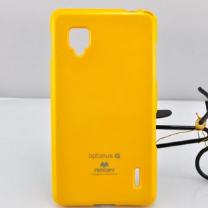 Чехол силиконовый для LG Optimus G E973 Желтый